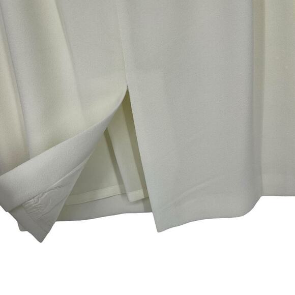 Vintage Adrianna Papell Skirt & Top Set Embroidered White 8 - Picture 12 of 12